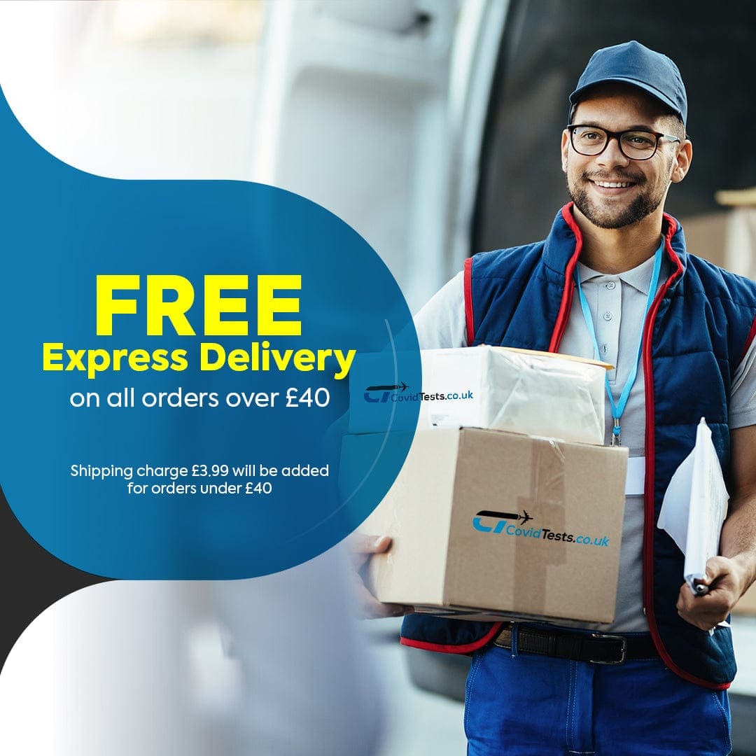 PHARMACY DEAL: FlowFlex Covid Self-Test 5 Packs, Cases of 120 Tests Expiry October 2025