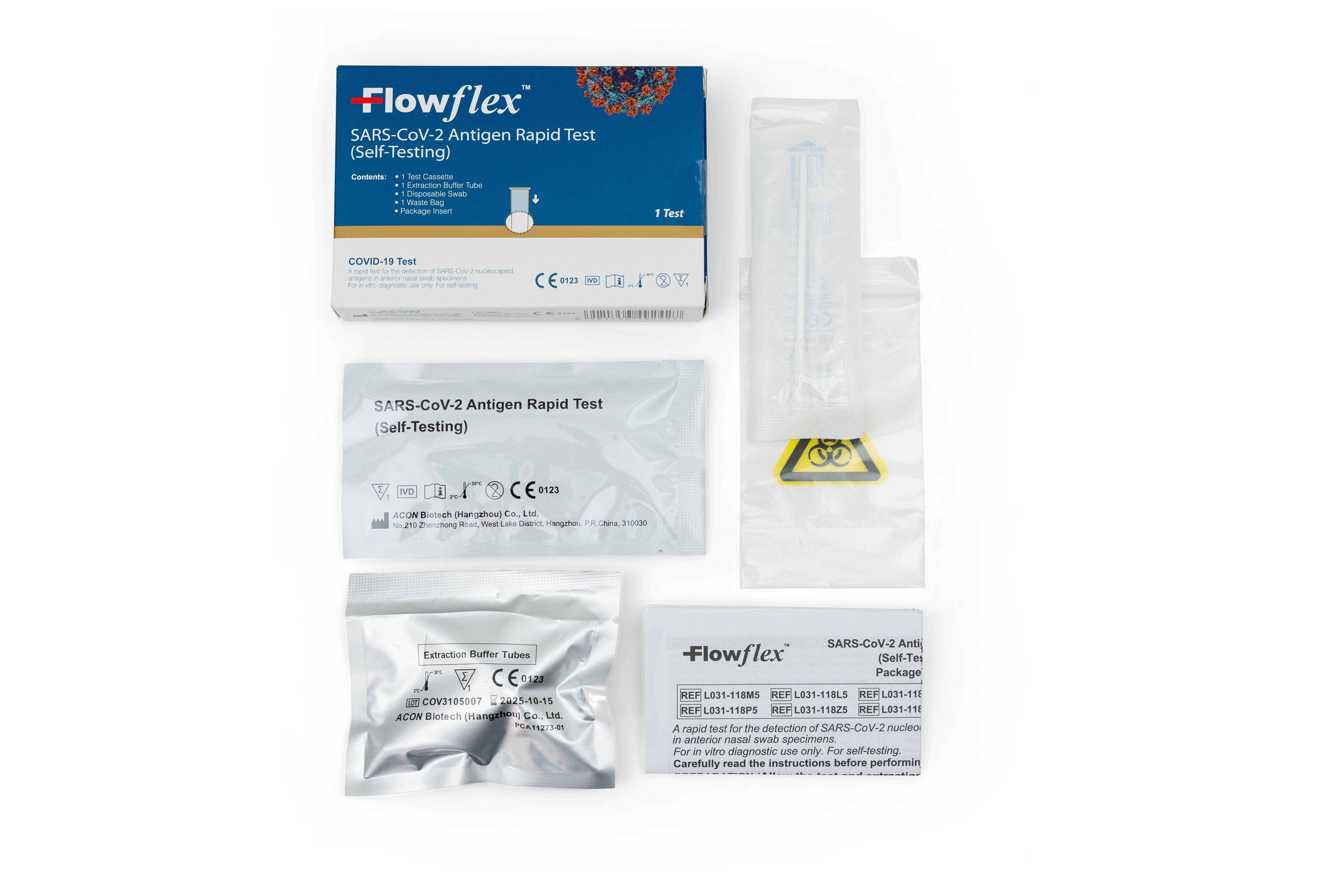 FlowFlex Covid Self-Test Individually Packaged