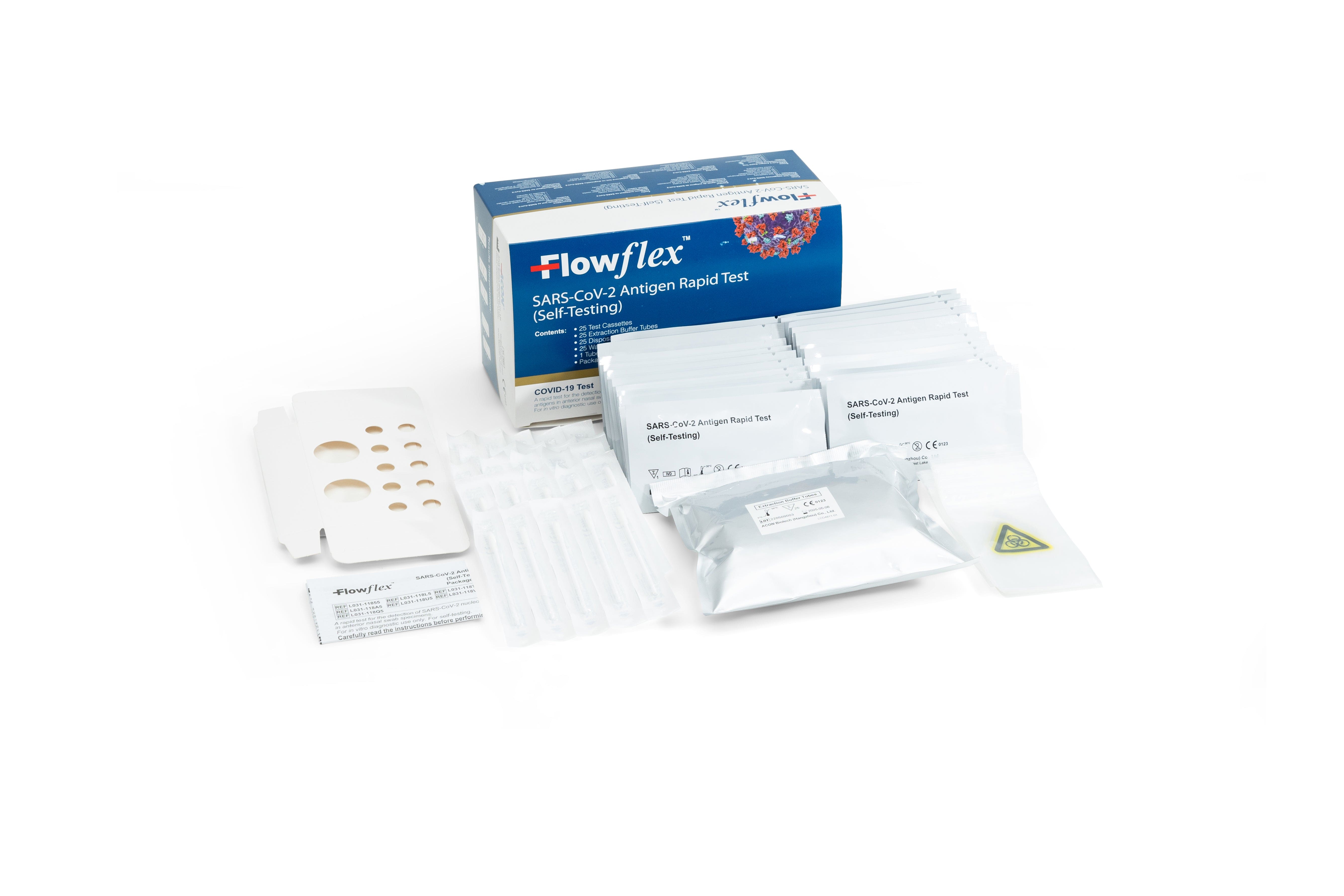 FlowFlex Covid Self-Tests 25 Pack